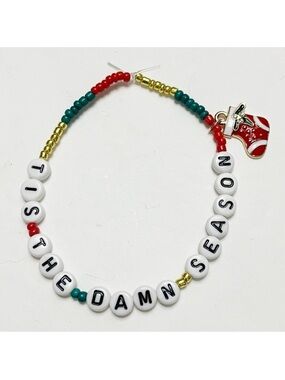 Taylor Swift Eras Tour Friendship Bracelet ‘Tis The Damn Season Evermore